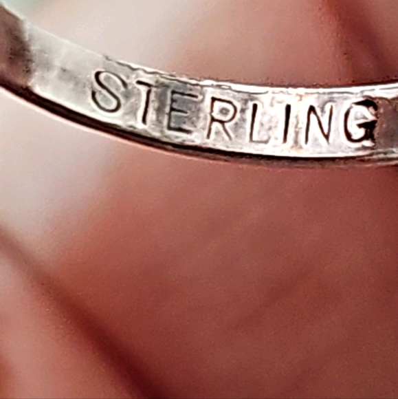 Antique Vintage Sterling Silver Ring - Picture 5 of 5
